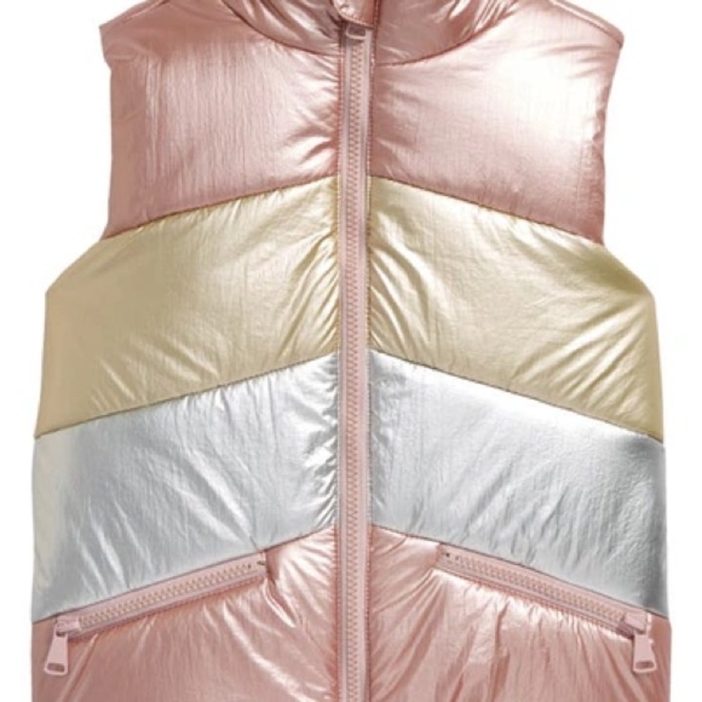 Tucker + Tate Pink and Metallic Kids Vest